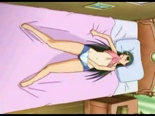 Girl Fondling Herself In Bed