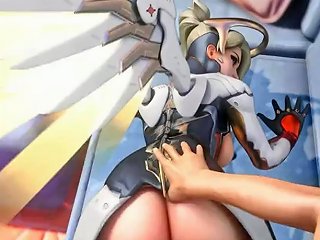 Try Not To Ejaculate With Mercy From Overwatch